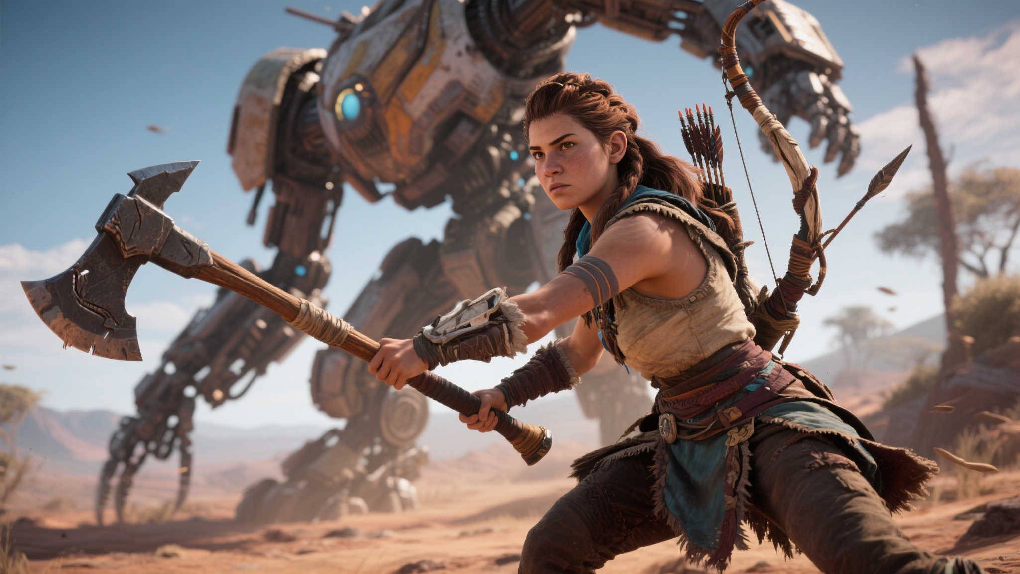 你可能会问，为什么是斧头而不是其他近战武